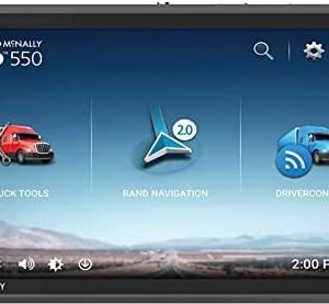Rand McNally TND 550 5-inch GPS Truck Navigator Easy-to-Read Display Custom Truck Routing and Rand Navigation 2.0 (Renewed)
