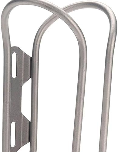 Bicycle Water Bottle Cage Drink Rack Carrier Titanium Alloy Durable Bike Water Bottle Holder Kettle Bracket for Adult Bikes Mountain Bikes, 7cmx13.5cm - Image 3
