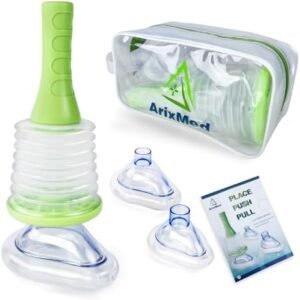 Choking Rescue Device for Kids and Adults, Arixmed Anti Choking Device, Portable Airway Suction Device, First Aid Choking Device