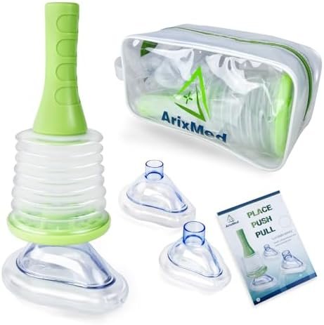 Choking Rescue Device for Kids and Adults, Arixmed Anti Choking Device, Portable Airway Suction Device, First Aid Choking Device