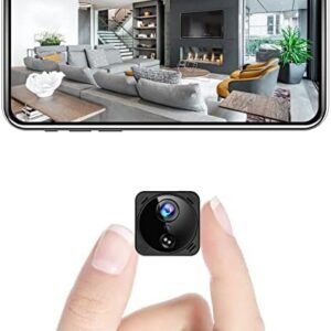 Mini Spy Camera Hidden WiFi 4K Wireless Indoor Small Nanny IP Cam Home Security Secret Tiny Surveillance Cameras with Phone App Night Vision AI Human Detection 100 Days Standby Battery Life