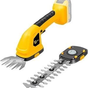Cordless Hedge Trimmer Compatible with DeWALT 18v 20v Max Battery 2 in 1 Grass Trimmer for Yard & Lawn(Battery not Included)