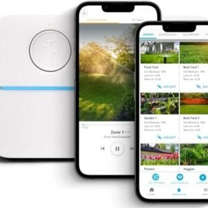 Rachio 3: 8 Zone Smart Sprinkler Controller (Simple Automated Scheduling + Local Weather Intelligence. Save Water w/ Rain, Freeze & Wind Skip), App Enabled, Works w/ Alexa, Fast & Easy Install