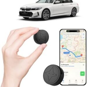 Mini GPS Tracker for Vehicles,No Subscription,GPS Strong Magnetic Vehicle Anti-Lost Tracker,Smallest Real Time Anti-Theft Micro Tracking Device,with Free App Real-time Positioning.for Vehicles