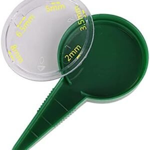 Mumusuki 2PCS Garden Plant Seed Dispenser Sower Planter Seed Dial 5 Different Settings Seeder Gardening Tools