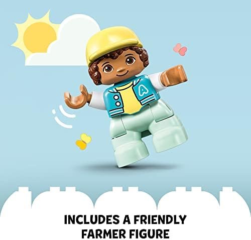 LEGO DUPLO My First Fruit and Vegetable Tractor Toy 10982, Stacking and Color Sorting Toys for Babies and Toddlers Ages 1 .5-3 Years Old, Educational Early Learning Set - Image 6