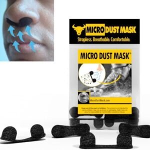 Dust Mask for Nose - Nose Filter Dust Blocker, Disposable Breathable Woodworking, Lawn Mowing, Construction
