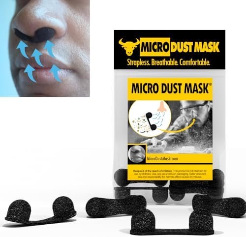 Dust Mask for Nose - Nose Filter Dust Blocker, Disposable Breathable Woodworking, Lawn Mowing, Construction