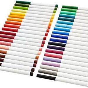 Amazon Basics Supertip 40 Colors Washable Markers, Pack of 40, Multicolored