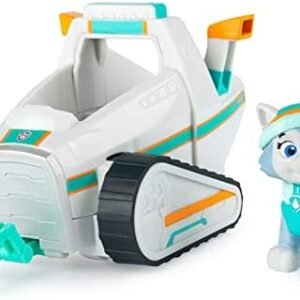 Paw Patrol, Everest’s Snow Plow Vehicle with Collectible Figure, for Kids Aged 3 and Up