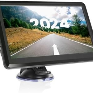 Car GPS Navigation GPS Navigation for Truck & RV & Car, Driver Alerts, Turn-by-Turn Directions, 2024 Map with Free UpdateMap
