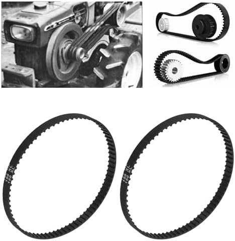 The Lord of the Tools 4Pcs 150XL037 Timing Belt Replacement Rubber Drive Belt 75 Teeth Black Cogged Geared Belt Accessories for Inprinters Sanding Machines Packaging Machinery - Image 3