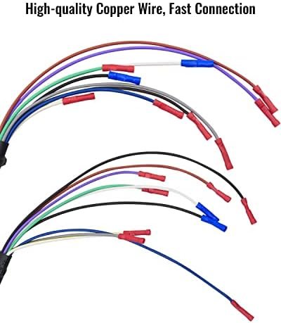 9 Pin Truck and Plow Side Repair Harness Cover Fit for Western Fisher Snow Plow Truck Side 49308 & Plow Side 49317 (with Dust Cover) - Image 4