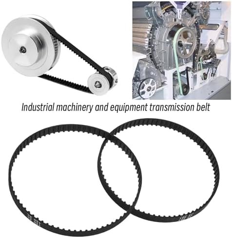 The Lord of the Tools 4Pcs 150XL037 Timing Belt Replacement Rubber Drive Belt 75 Teeth Black Cogged Geared Belt Accessories for Inprinters Sanding Machines Packaging Machinery - Image 2