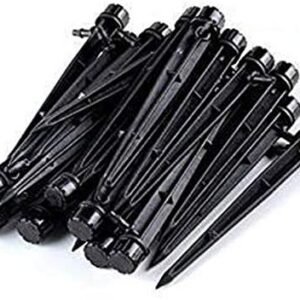 CTKcom Adjustable 360 Degree Water Flow Irrigation Drippers on Stake Emitter Drip System,Pack of 50