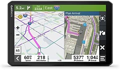 Garmin dēzl™ OTR810, Large, Easy-to-Read 8” GPS Truck Navigator, Custom Truck Routing, High-Resolution Birdseye Satellite Imagery, Directory of Truck & Trailer Services, Black