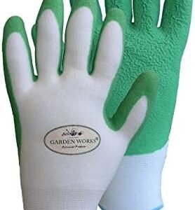 Bamboo Fit Garden Gloves, Green, Medium