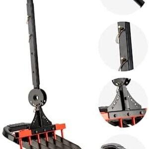 Broad Fork for Gardening - Portable and Ergonomic Broadfork Garden Tool Cultivator Tiller with 6+5 Sharp Tines - Heavy Duty Pitchfork, with Thickened Design