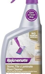 Rejuvenate High Performance Stone Tile and Laminate Floor Cleaner Streak-Free Formula Dries Fast 32oz Covers up to 500 SqFt