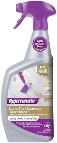 Rejuvenate High Performance Stone Tile and Laminate Floor Cleaner Streak-Free Formula Dries Fast 32oz Covers up to 500 SqFt