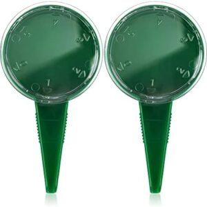 TXIN 2 Pieces Seed Spreader Handheld Seed Planter Tool Seed Sower for Tiny Seeds, Portable Mini Garden Hand Planter Seeder Tool, Adjustable Sowing Seed Dispenser Planting Tool with 5 Dial Settings
