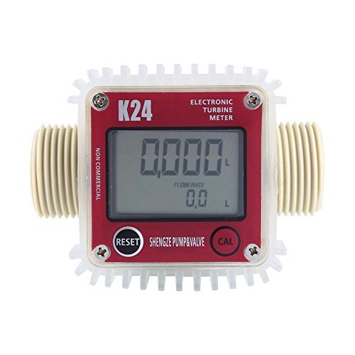 K24 LCD Turbine Digital Fuel Flow Meter Anti- for Chemical Liquid Water - Image 6