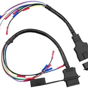9 Pin Truck and Plow Side Repair Harness Cover Fit for Western Fisher Snow Plow Truck Side 49308 & Plow Side 49317 (with Dust Cover)