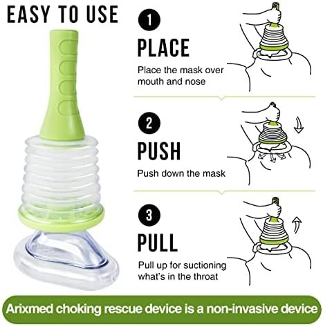 Choking Rescue Device for Kids and Adults, Arixmed Anti Choking Device, Portable Airway Suction Device, First Aid Choking Device - Image 5