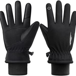 rivmount Winter Gloves Women Men,Touchcreen Insulated Warm Gloves Cold Weather Windproof Thermal Snow Gloves Skiing,Driving,Biking,Running 605