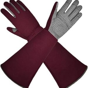 thorn proof long sleeve gardening gloves, cotton, puncture proof work gloves, rose pruning, bite proof, men & women