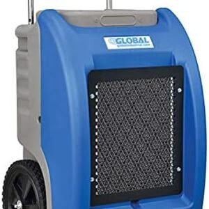 Global Industrial Commercial Grade Refrigeration Dehumidifier, 200 Pints a Day Dehumidification with Water Pump