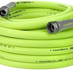 Flexzilla Garden Hose 5/8 in. x 75 ft, Heavy Duty, Lightweight, Drinking Water Safe, ZillaGreen - HFZG575YW-E