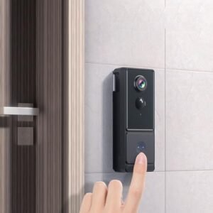 Video Doorbell 5G WiFi Wireless Doorbell Camera with Chime, 1080P HD Night Vision 2 Way Audio, PIR Human Detection, Wide Angle Remote Monitoring for Home Security Camera System