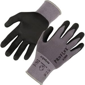 Ergodyne ProFlex 7000 Nitrile Coated Work Gloves, Foam Nitrile Palms for Flexible No Slip Grip