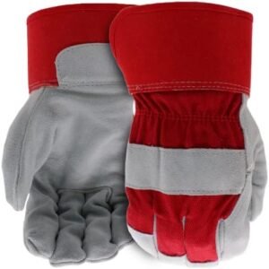 BOSS Men's Guard Split Cowhide Leather Palm Work Gloves