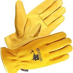 SKYDEER Full Super Soft Deerskin Leather Work Gloves (SD2212/S)