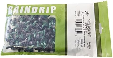 Raindrip PC8050B Pressure Compensating Dripper, 50-Pack, Black - Image 9
