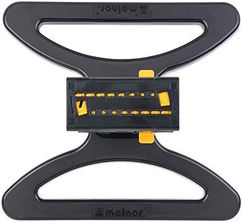 Melnor 65003-AMZ MiniMax Turbo Oscillating Sprinkler with QuickConnect Product Adapter Watering Set, On Base, Black, Yellow - Image 5