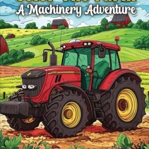 Color The Farm: A Machinery Adventure Vol II: Coloring Book, Art Therapy, Stress & Anxiety Relief for Ages 8+