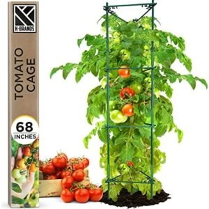 Tomato Cage – Premium Tomato Plant Stakes Support Cages Trellis for Garden and Pots (Upto 68 Inches Tall)