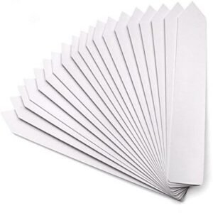 KINGLAKE 100 Pcs Large 7.8 inch Plastic Plant Label Nursery Garden Stake Tags