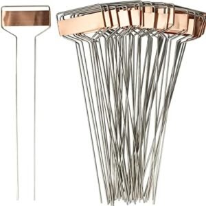 Metal Plant Labels for Garden, Pack of 25 pcs Waterproof Markers Excellent for Outdoor Use, 10"