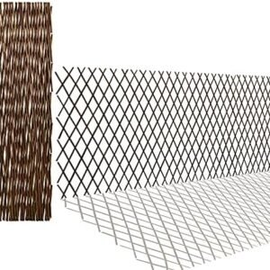Ralph Willow Trellis Fence Expandable Garden Climbing Lattices Trellis Plant for Support Climbing 36x92 Inch (1)