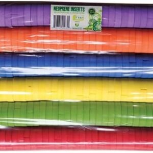 2” Neoprene Foam Inserts for Hydroponics Growing System, Clone Machine, Propagation Indoor Gardening, 192 Pack, Multi-Color