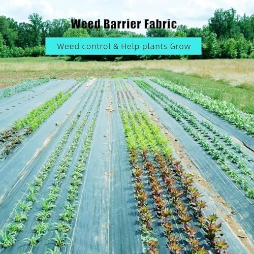 6ft X 300ft Weed Barrier Landscape Fabric Heavy Duty, Towallmark Premium 3.2oz Ground Cover Weed Block Gardening Mat, Easy Setup & Superior Weed Control, Perfect for Erosion Control, Weed Barrier - Image 7