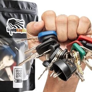 Heavy Construction Equipment Ignition Key Master Set fits Bobcat Case Caterpillar Hyster JCB JLG Komatsu Kubota New Holland Sany and Volvo. Master Key Set for forklifts loaders skidsteers excavators
