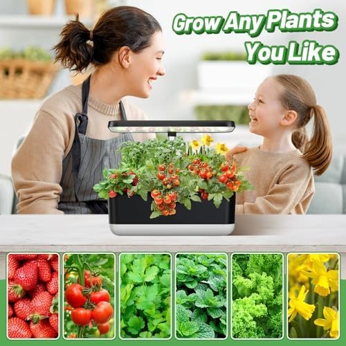 Hydroponics Garden Pods Kit, 30 Pcs Square Replacement Root Seed Grow Sponges with A&B Solid Plant Food, Compatible with IDOO-IG201 7 Pods/QYO/LYKO/ZUAIAI Hydroponics System - Image 4