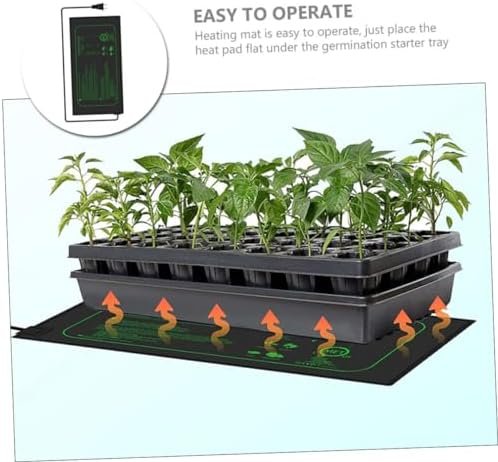 SUPVOX Heating pad Germination kit Needle Punched Cotton Indoor houseplants Live Indoor Garden Supplies Heat pad Flowers Flowers and Plants Heat mat Starting Heating mat - Image 2