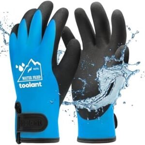 100% Waterproof Gloves for Men and Women, Winter Work Gloves for Cold Weather, Touchsreen, Thermal Insulated Freezer Gloves