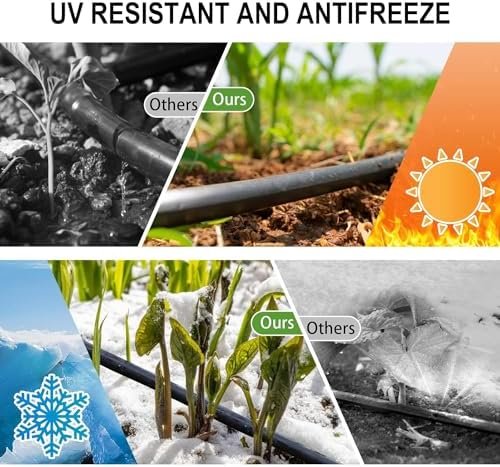 1/2 Inch Drip Irrigation Tubing-49.2Ft/15M Main Tubing Hose for Garden Irrigation System Kit, Plant Watering Irrigation Line Tubing - Image 4